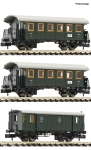 Fleischmann 6260023 - N - 3-tlg. Set Personenwagen, DB, Ep. III